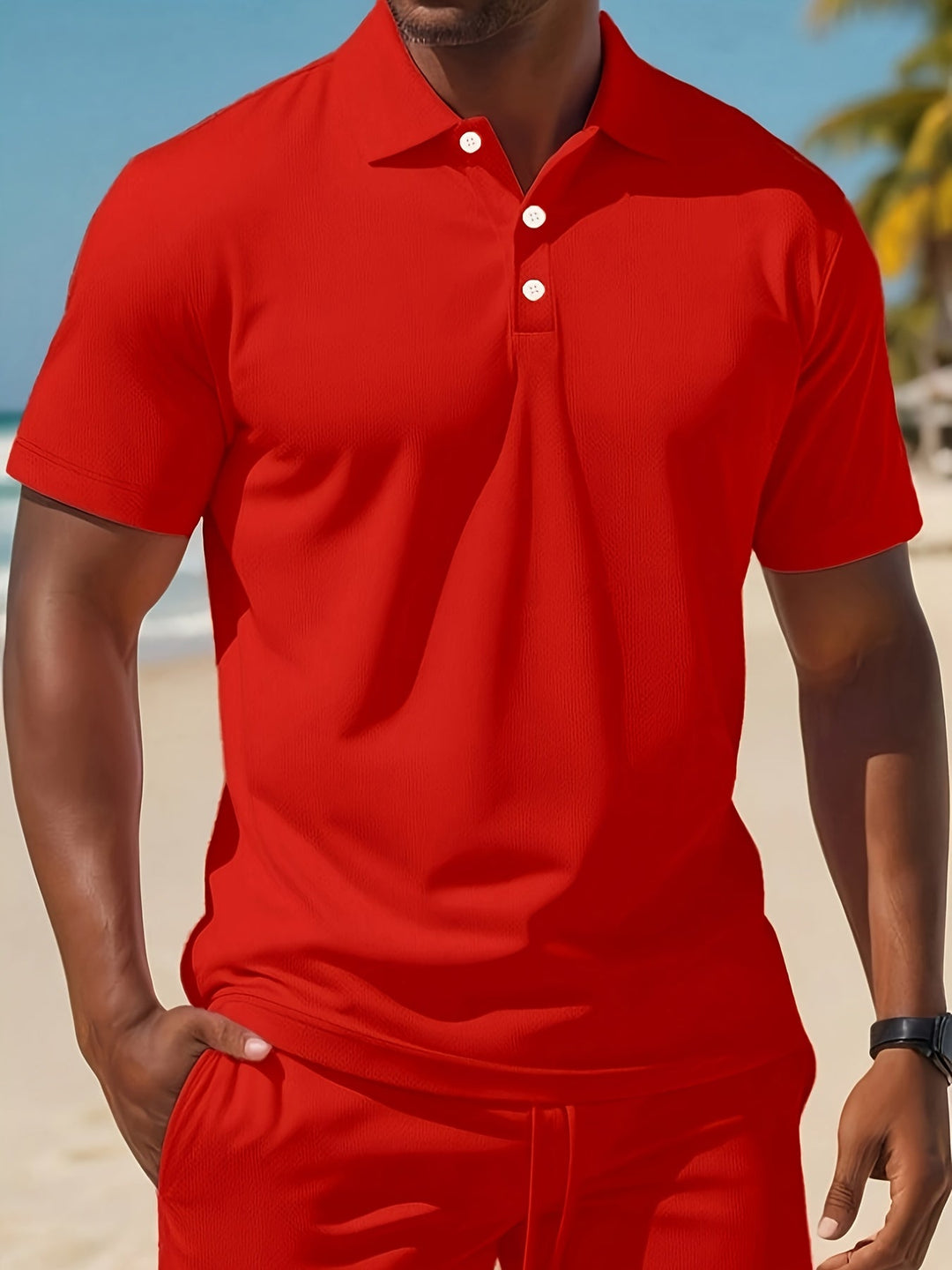 Casual 2-Piece Summer Set Polo & Shorts