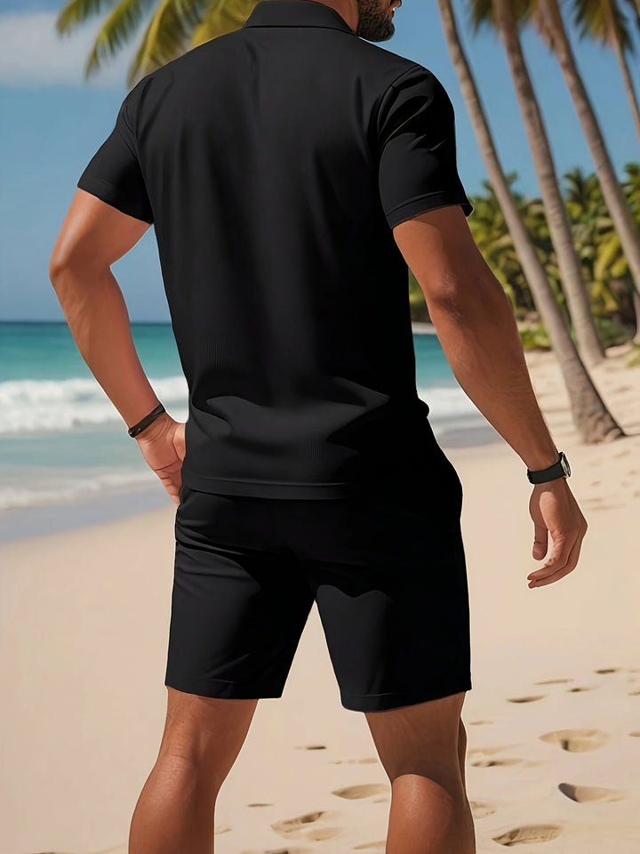Casual 2-Piece Summer Set Polo & Shorts