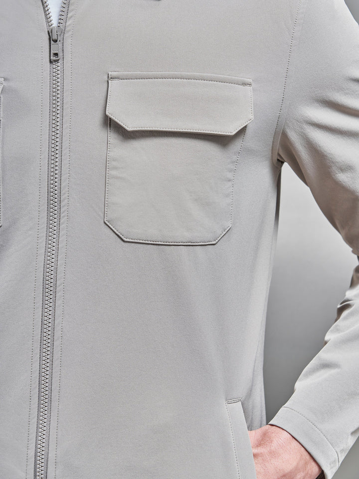 Cargo Jacket in Taupe