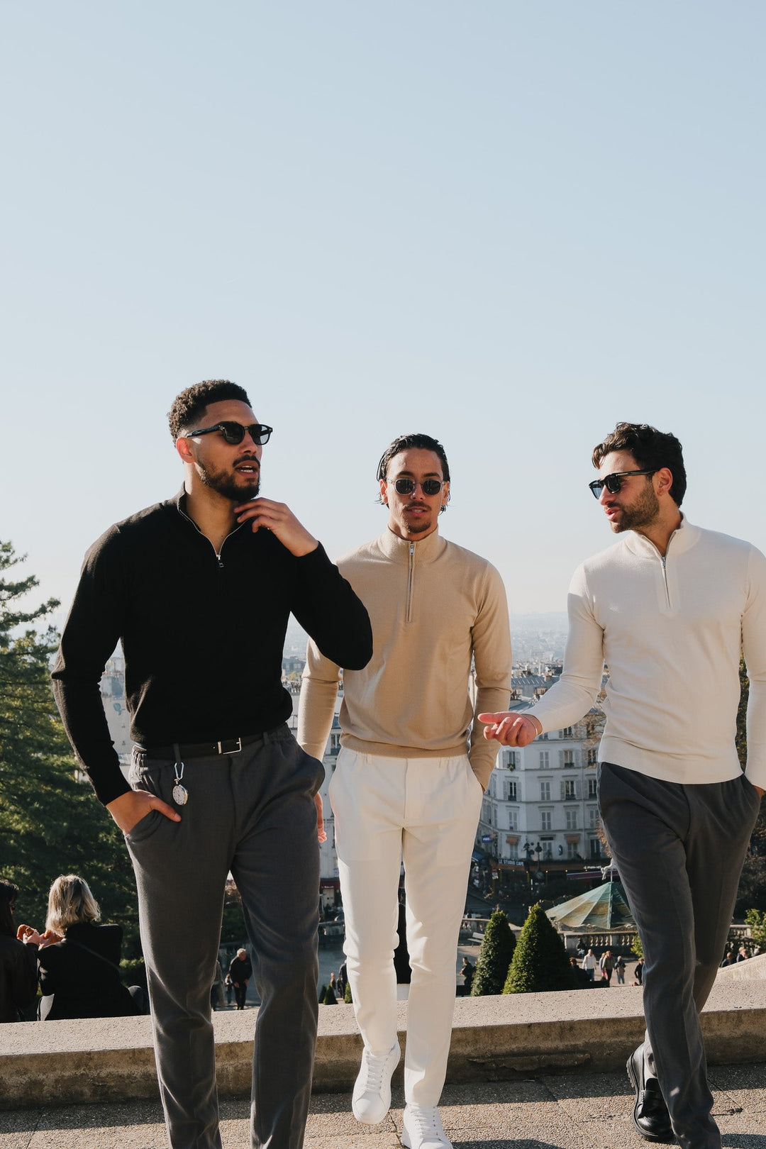 Porter Half Zip - Beige