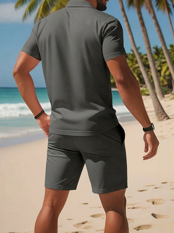 Casual 2-Piece Summer Set Polo & Shorts