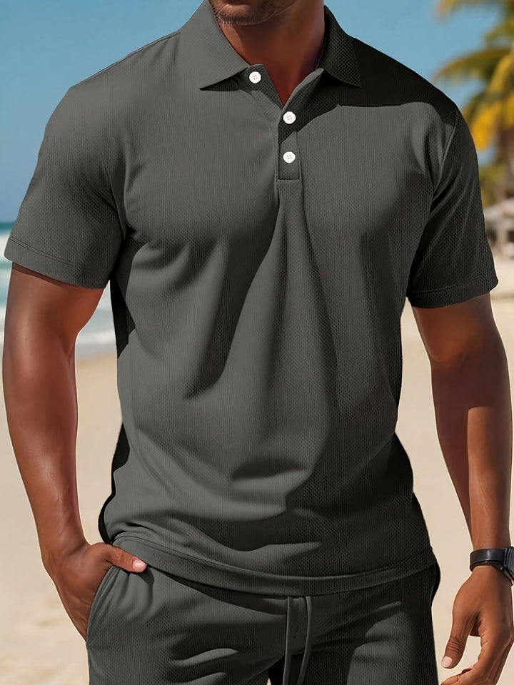 Casual 2-Piece Summer Set Polo & Shorts