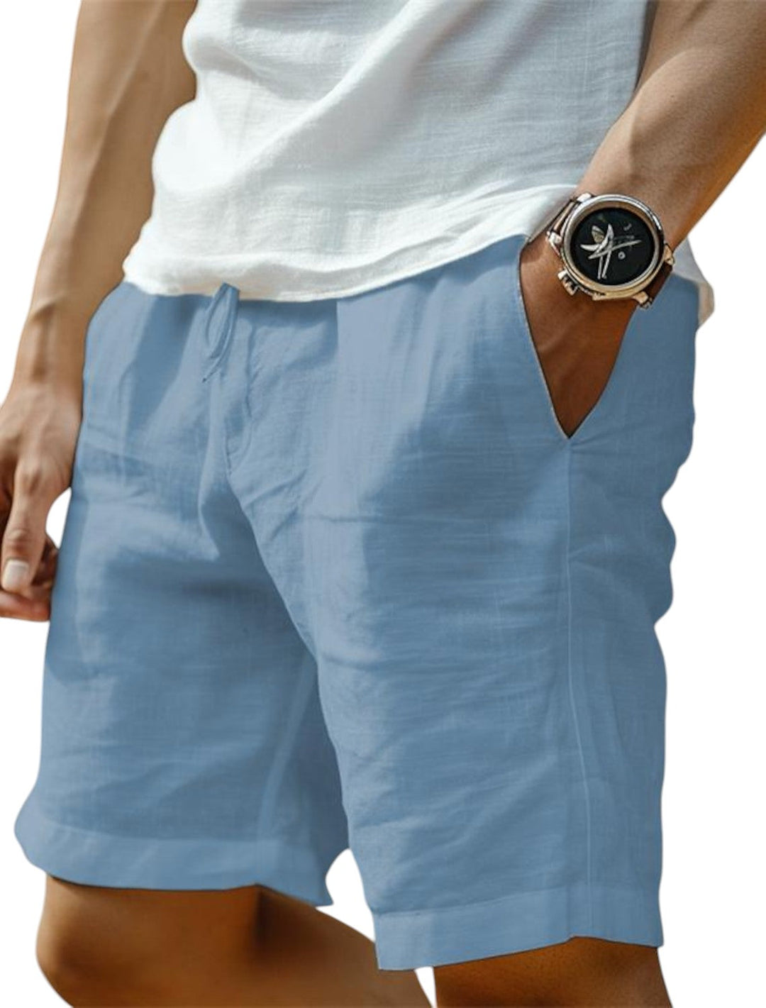 George - Short Linen Pants for Men
