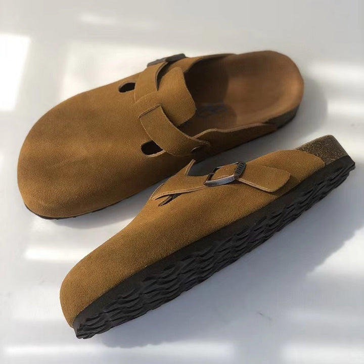 Premium Leather Unisex Sandals Slippers